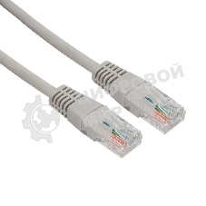 Пaтч-корд U/UTP Rexant, cat.5e, RJ45-RJ45, неэкранированный, LSZH серый, 1м
