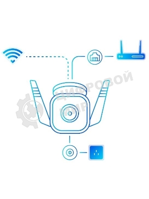 Видеокамера IP TP-Link Tapo C310 белый 3Mp indoor & outdoor IP camera, 30m Night Vision, IP66 dust & waterproof, Motion Detection and Notification, 2-way Audio, supports Micro SD card storage, easy setup with APP