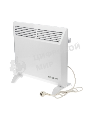 Конвектор электрический Rexant белый, 1000 Вт, 15 м2, термостат