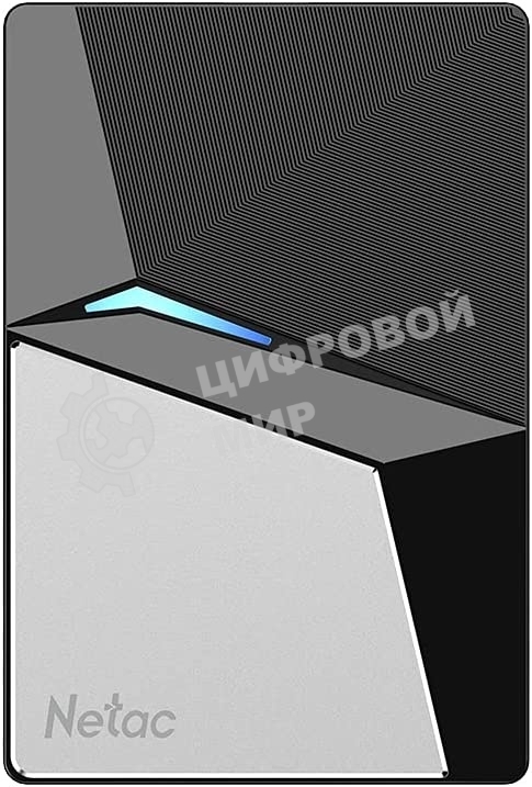 Внешний SSD Netac Z7S, 960 Gb, USB 3.2 Gen 2 Type-C, R/W 550/480, черный