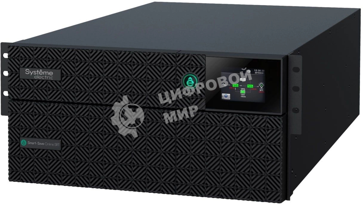 Источник бесперебойного питания Systeme Electriс SRT SRTSE5KRTX LIEC-NC 5000Вт 5000ВА черный