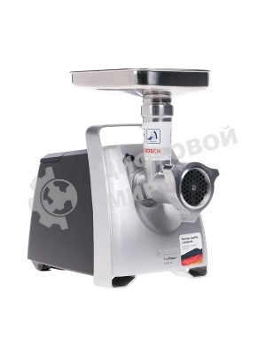 Мясорубка электрическая Bosch MFW68640 черный, 2200 Вт, 4.3 кг/мин, реверс, металлический лоток, насадки - 5