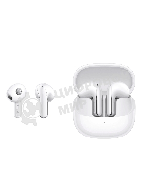 Наушники TWS Xiaomi Buds 5 белый, вкладыши, Bluetooth, активное шумоподавление, до 6 ч