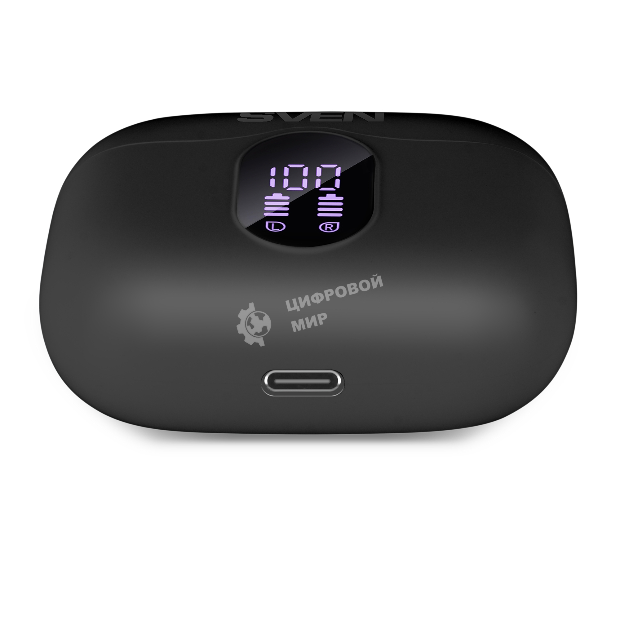 Беспроводные внутриканальные наушники с микрофоном Sven E-315B, черный (Bluetooth, TWS, ANC, ENC, APP)