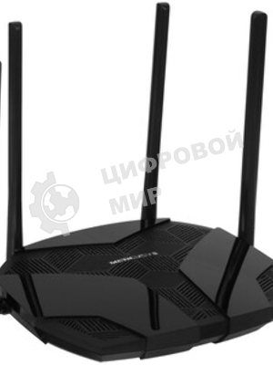Роутер Mercusys MR70X AX1800 Dual-Band WiFi 6 Router, 574 Mbps at 2.4 GHz + 1201 Mbps at 5 GHz,4× Fixed External Antennas, 3× Gigabit LAN Ports, 1× Gigabit WAN Port, 1024-QAM, OFDMA, Router/Access Point Mode, MU-MIMO, WPA3, TWT, BSS Color
