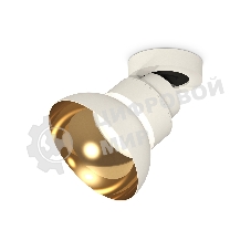 Светильник Ambrella Light XM8101101 SWH/PYG/CL белый песок/золото желтое полированное/прозрачный GX53