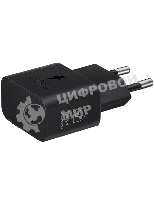 Сетевое зарядное устройство Samsung EP-T2510 25W Type-C черный + cable