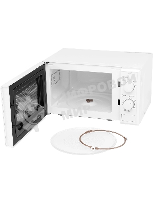 Микроволновая печь SunWind SUN-MW051 белый, 20 л, 700 Вт, переключатели - поворотный механизм