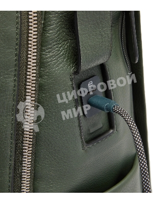 Рюкзак мужской Piquadro Tebe CA7158W144/VE хаки натур.кожа