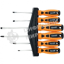 Набор отверток Sparta 11782''point'' crv двухкомпонентные рукоятки 6 шт