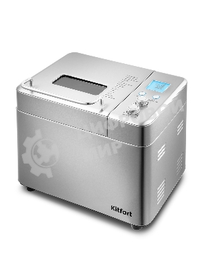 Хлебопечка Kitfort KT-304 серебристый, 550 Вт, 1 кг, 15 программ