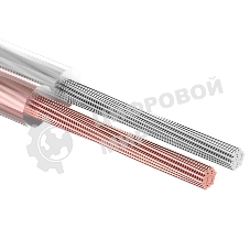 Кабель акустический Rexant 2х4,00 мм², прозрачный SILICON, бухта 100 м