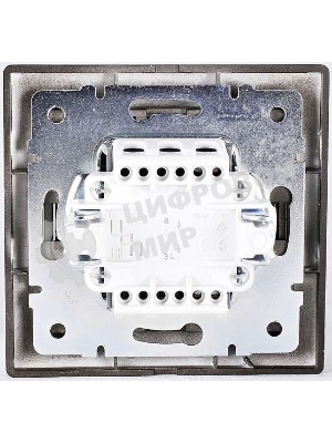 Рамка 2-м Мира горизонтальная черный бархат LEZARD 701-4200-147