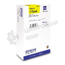 Картридж струйный Epson T7544 желтый экстраповышенной емкости для WF-8090/8590