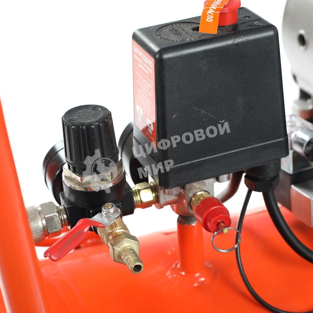 Компрессор поршневой безмасляный Patriot WO 80-360, 360 л/мин, 8 бар, 2200 Вт, 80 л, быстросъем и 