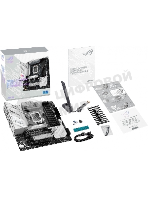 Материнская плата ASUS ROG STRIX B760-G GAMING WIFI, LGA 1700, Intel B760, 4xDDR5, 4xSATA, 2xM.2, 1xPCIe 5.0 x16, 1xPCIe 4.0 x4, 1xHDMI, 1xDP, 1x 2.5Gb LAN, 1xUSB-A 3.2 Gen 2, 2xUSB-A 3.2 Gen 1, 4xUSB-A 2.0, 1xUSB-C 3.2 Gen 1, 1xUSB-C 3.2 Gen 2x2, 5x3.5 мм, 7.1, mATX