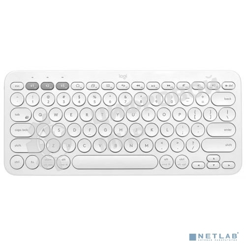 Клавиатура беспроводная Logitech K380, Bluetooth, белый
