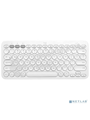 Клавиатура беспроводная Logitech K380, Bluetooth, белый