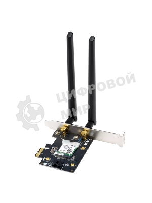 Сетевой адаптер Wi-Fi + Bluetooth Asus PCE-BE6500 BE6500 PCI Express 2ант.