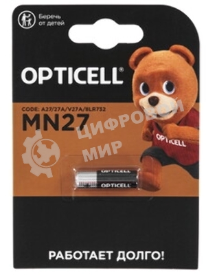 Батарея Opticell Specialty MN27 (1шт) блистер