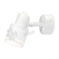 Накладной поворотный спот с выключателем Ambrella light TA1281 WH белый GU10 max 12W 100*55*132