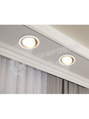 Светильник Ambrella light TN51912 WH/GD белый/золото GX53 max 12W D115*23