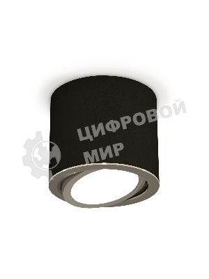 Светильник Ambrella Light XS7402002 SBK/PSL черный песок/серебро полированное MR16 GU5.3 (C7402, N7003)