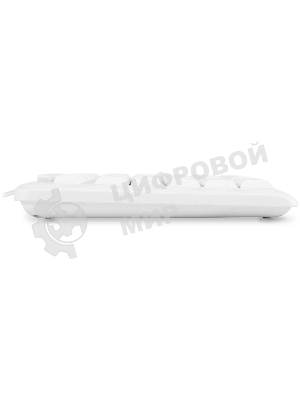 Комплект клавиатура+мышь Oklick S650 проводной, USB, 2000 DPI, белый