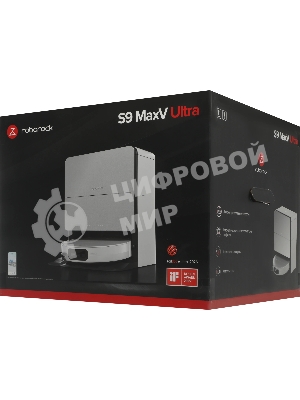Робот-пылесос Roborock S9 MaxV Ultra белый, 6400 мAч Li-Ion, уборка сухая/влажная, пылесборник контейнер 0.27 л
