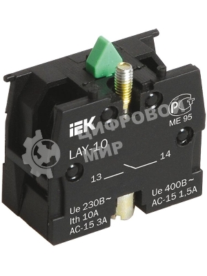 Блок контактный 1з для LAY5 IEK BDK21