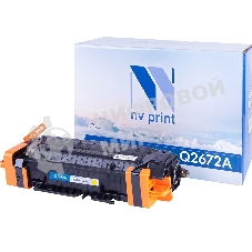 Картридж NV Print совместимый HP Q2672A Yellow для LJ Color 3500/3550/3700 (4000k)