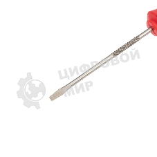 Отвертка шлицевая Rexant SL 3х75 мм, трехкомпонентная рукоятка сталь, S2