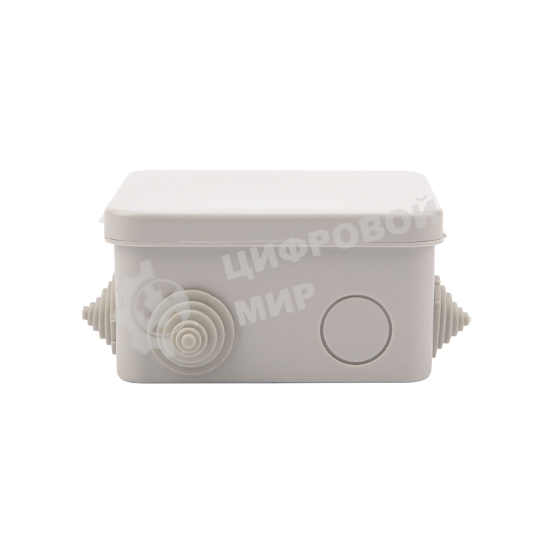 Коробка распределительная Rexant наружного монтажа с откидной крышкой 100х100х50 мм, IP54