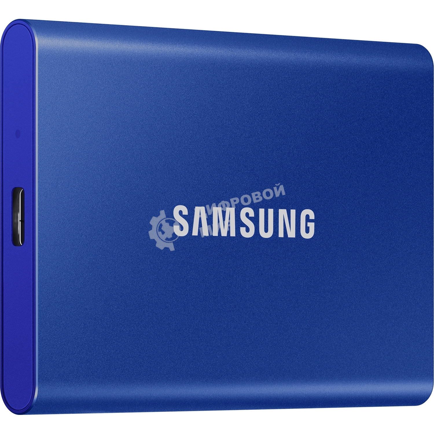 Внешний SSD Samsung T7, 2TB, USB 3.2 Gen 2 Type-C, R/W 1050/1000, синий