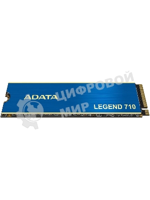 Накопитель SSD ADATA LEGEND 710, 2Tb, PCIe 3.0 x4, M.2 2280, NVMe, R/W 2400/1800, с радиатором