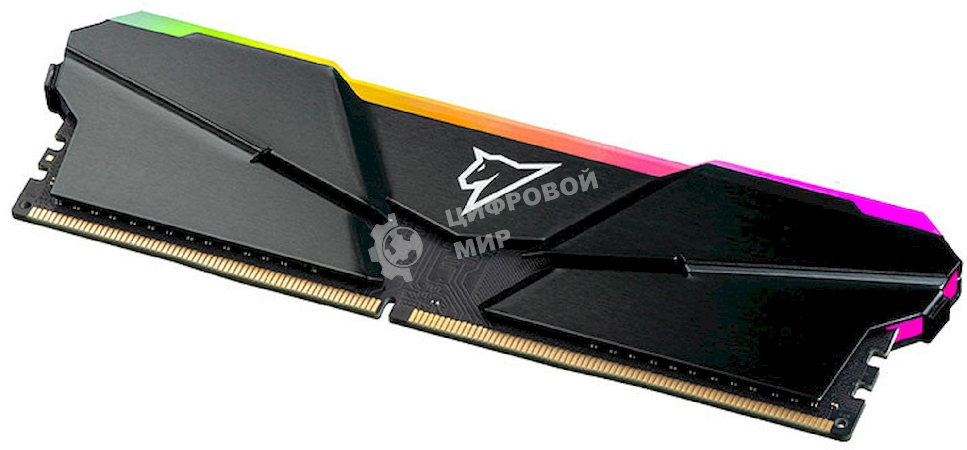 Оперативная память NETAC Shadow, DDR4, 16GB (2x8GB), 3200MHz, CL16, DIMM, с радиаторами, RGB, серый