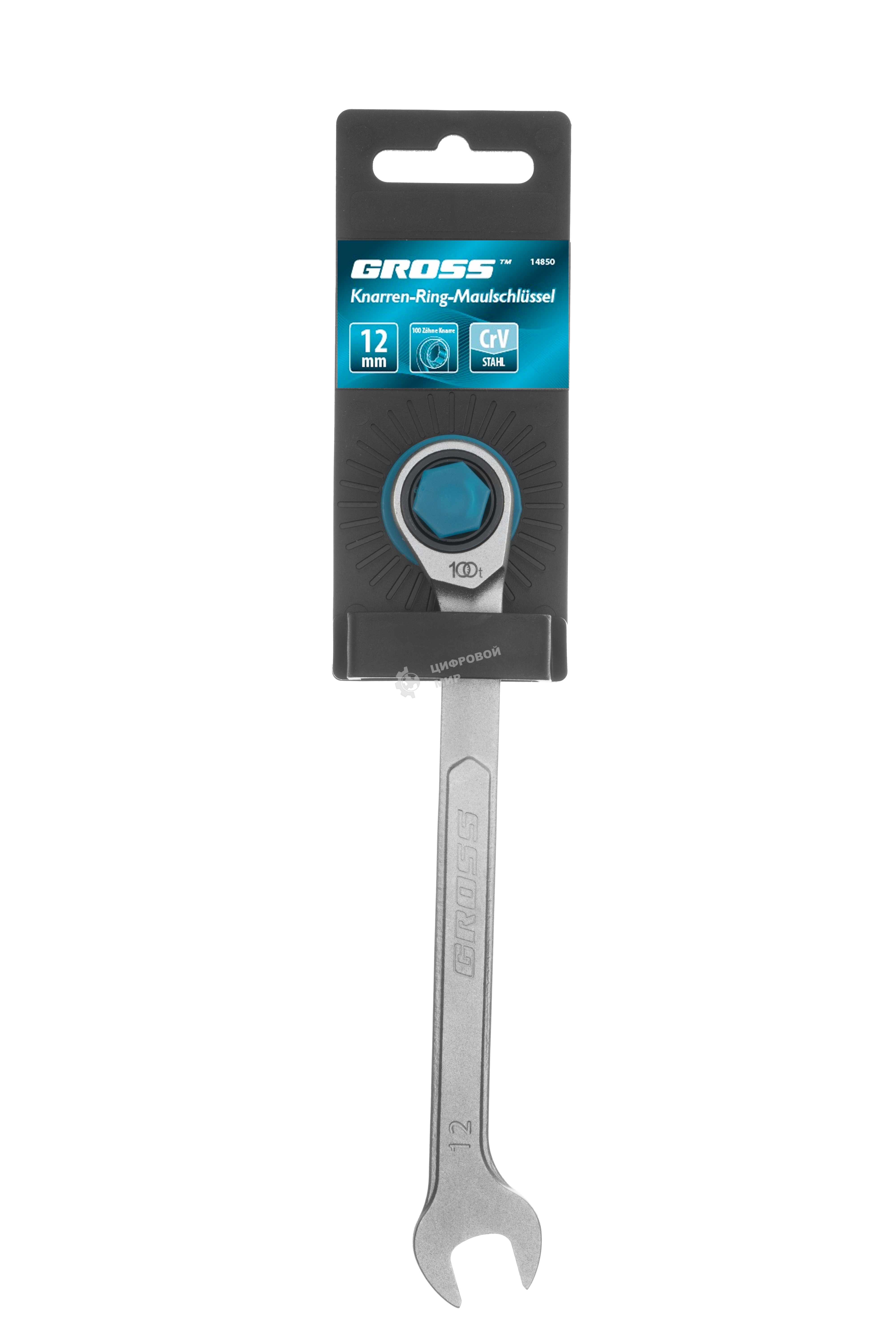 Ключ комбинированный трещоточный Gross 12 мм