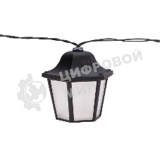 Гирлянда садовая Rexant Дэнлонг, 3000К, встроенный аккумулятор, солнечная панель, коллекция Пекин