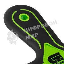 Шпатель фасадный Сибртех 420S45, 450 мм, двухкомпонентная рукоятка, нержавеющая сталь