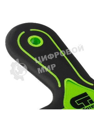 Шпатель фасадный Сибртех 420S45, 450 мм, двухкомпонентная рукоятка, нержавеющая сталь