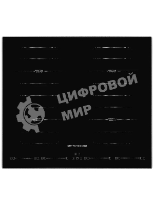 Встраиваемые индукционные панели Kuppersberg ICS 645 F стеклокерамическая,ширина 60 см, Стеклокерамика KANGER, 2 зоны 1,5 кВт(BOOSTER 2 кВт), 2 зоны 2 кВт(BOOSTER 2,8 кВт), Управление электронное сенсорное/слайдер, 5 цифровых дисплев, 9 уровней мощности, автоматическое отключение, индикаторы остаточного тепла, Блокировка панели управления, Таймер (99мин.), Stop & Go, Мощность подключения 7,4 кВт, черный