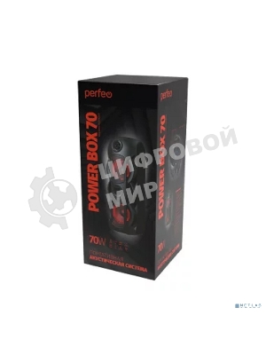 Портативная акустическая система Perfeo ”Power Box 70” EQ,USB, microSD, AUX, FM, MIC, TWS черный