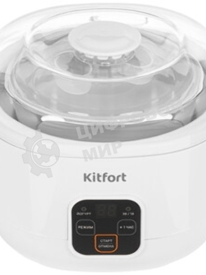 Йогуртница Kitfort КТ-6082 15Вт 1б. 1000мл упр.:электрон. белый