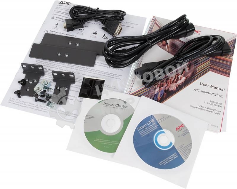 Источник бесперебойного питания APC Smart-UPS SC SC450RMI1U 280Вт 450ВА черный