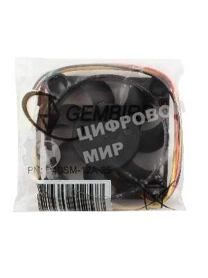 Вентилятор для корпуса Gembird черный, 40 мм, 5000 об/мин, 27 дБ, 3 pin