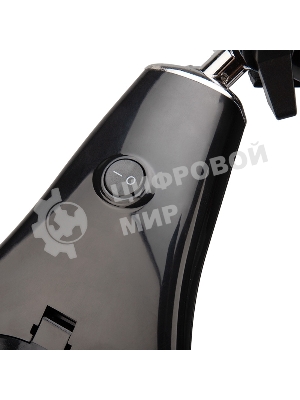 Лупа на струбцине Rexant, круглая, 5D, с подсветкой 56 SMD LED, черная