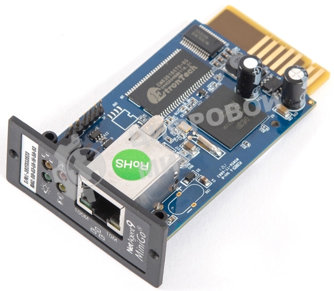 Модуль-SNMP DL 801 SKAT UPS-1000 RACK/3000 RACK Мониторинг и упр-е по Ethernet SNMP module DL 801 SKAT UPS-1000 RACK/3000 RACK Monitoring and control via Ethernet