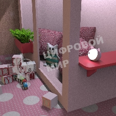 Ночник Gauss NN7024 мышка розовый