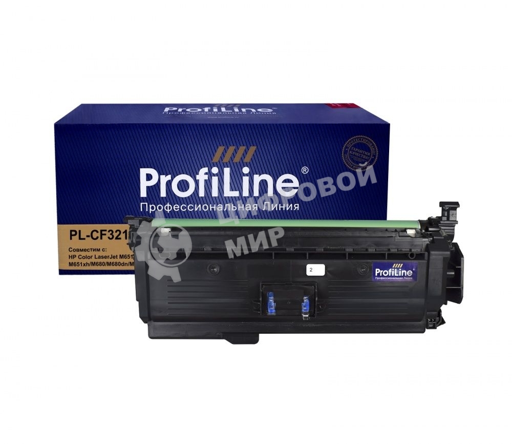 Картридж лазерный ProfiLine совместимый CF321A для HP Color LaserJet M651/M680 16500к Голубой PL