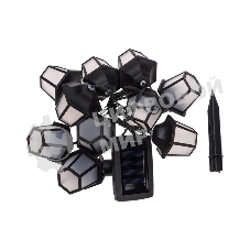 Гирлянда садовая Rexant Дэнлонг, 3000К, встроенный аккумулятор, солнечная панель, коллекция Пекин